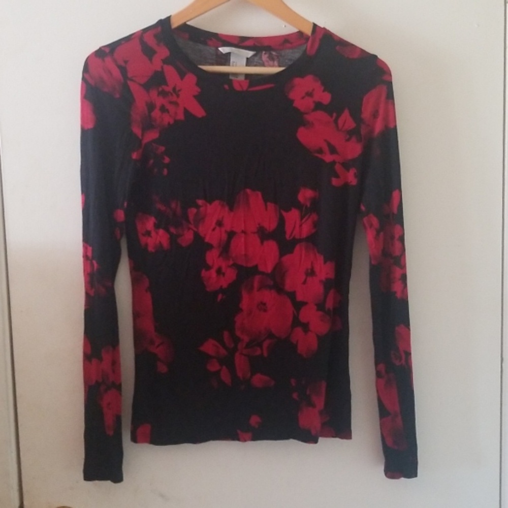 H&M Semi sheer shirt.